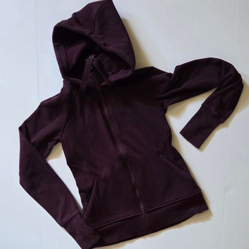 Athleta Women's Burgundy and Purple Hoodie